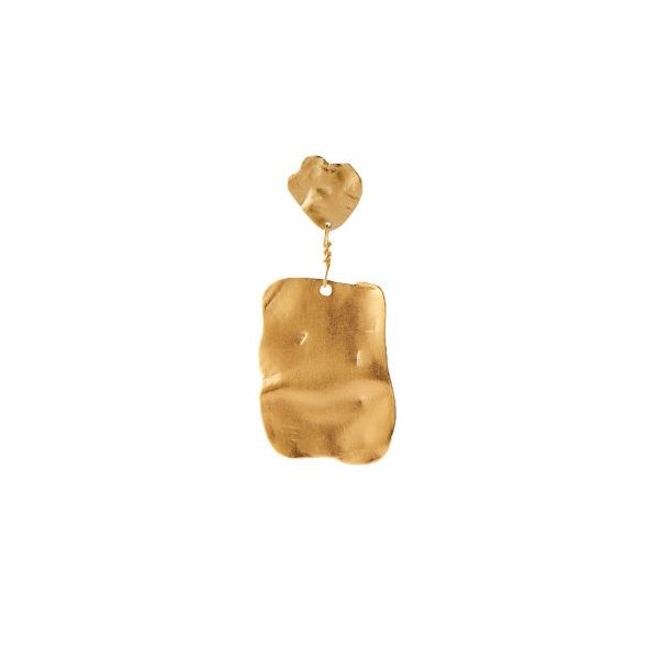 Stine A - Golden Reflection Earring Single 1324-02-S