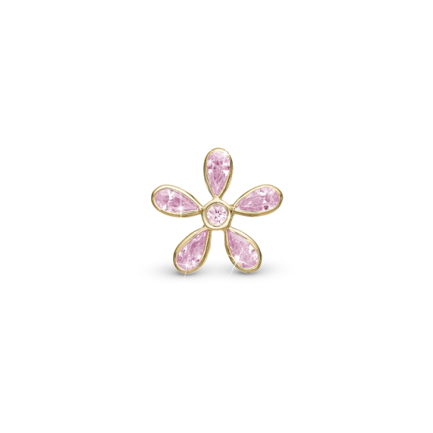 Christina Magical Pink Flower Charm 630-G271