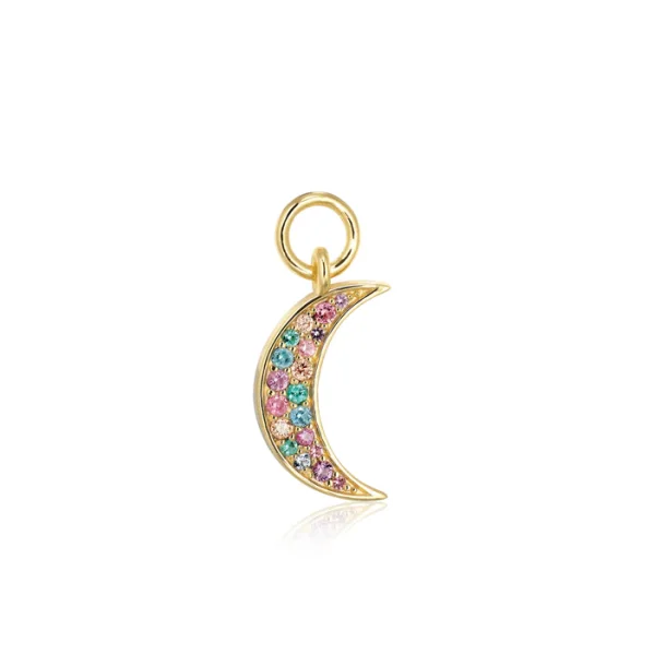 Sif Jakobs Luna Hoop Charm rerings vedhng SJ-CH2380-XCZ-YG