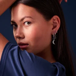 Sif Jakobs Sole Hoop Charm rerings vedhng SJ-CH2377-XCZ