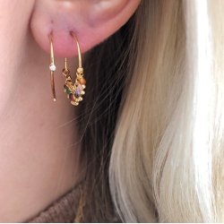 Stine A - One Dot Open Creol rering - Forgyldt (1 stk.)