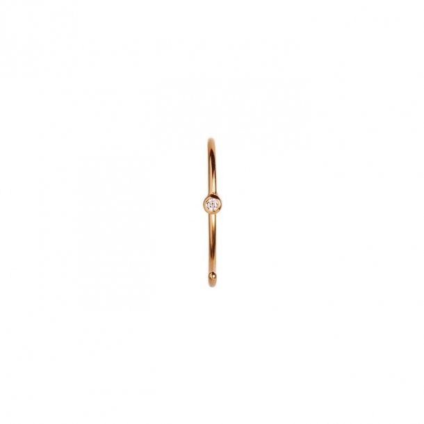 Stine A - One Dot Open Creol rering - Forgyldt (1 stk.)