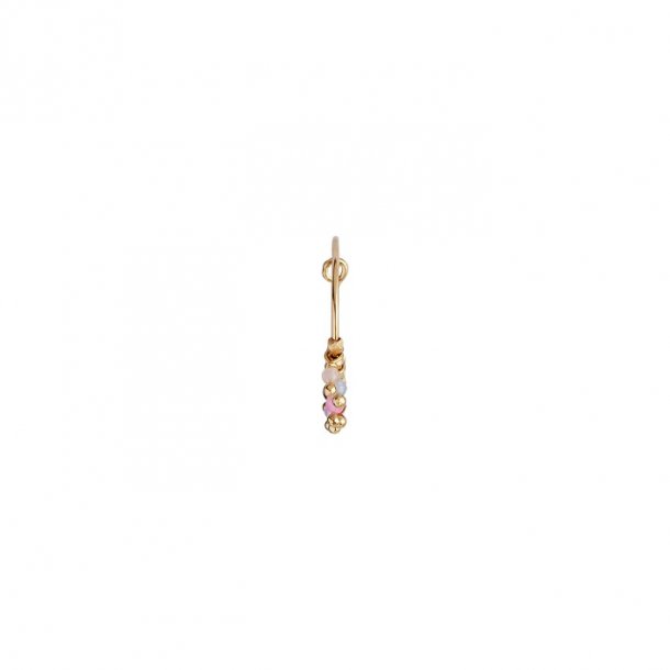 Stine A -  Petit Rainbow hoop i forgyldt slv (1 stk.)
