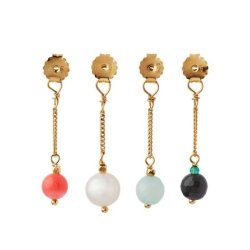 Stine A Ch&egrave;rie Bon Bon behind ear 1347-02-1-SortSpinel