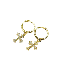 Donnatella - reringe forgyldt med kors