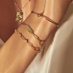  Donnatella Armbnd forgyldt slv 192204