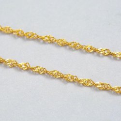 Donnatella - halskde singapore forgyldt slv 