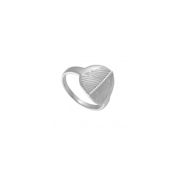 Aqua Dulce - Leaf ring i slv 