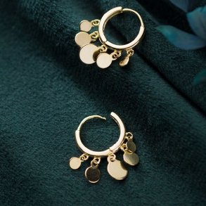 enamel hoops raindrops