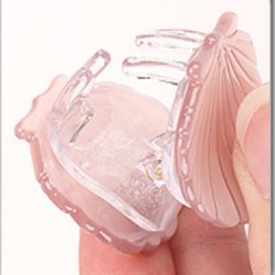 Hrklemme - Lyserd Musling Small