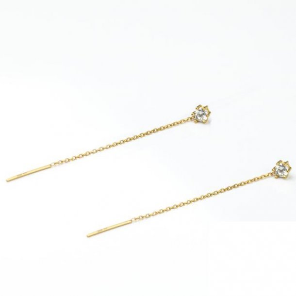 "Charlott" reringe forgyldt slv