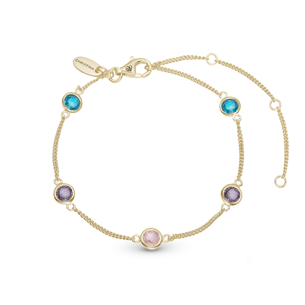 Christina Colorful Champagne Armbnd 601-G41 