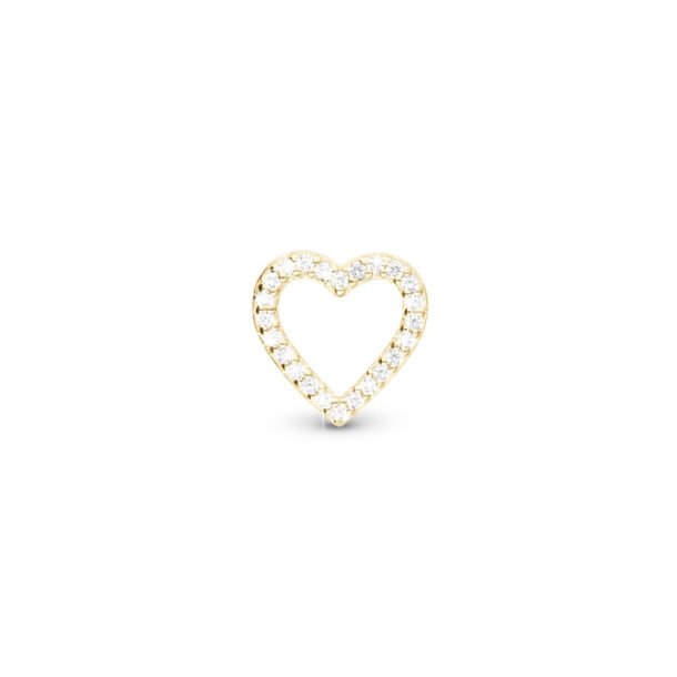 Christina charm Shimmery Heart 623-G353