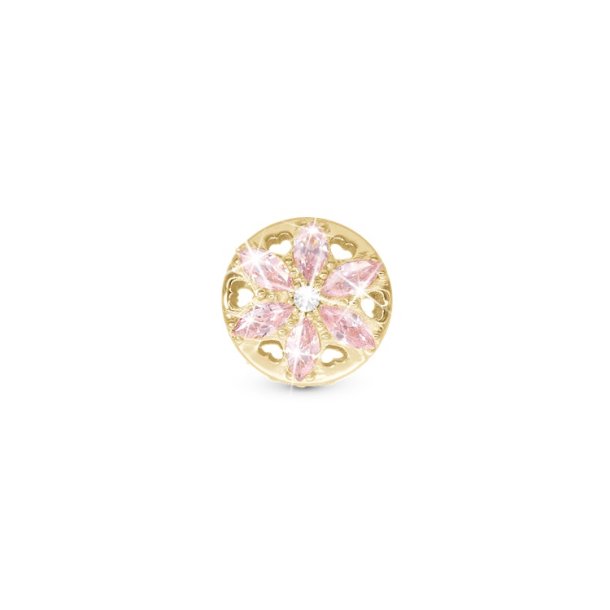 Christina charm Sparkling Pink Flower 630-G282