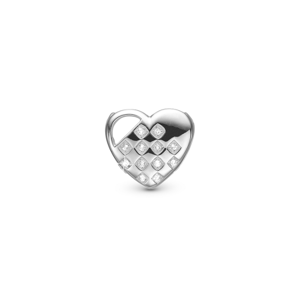 Christina Charm Braided Heart 630-S133