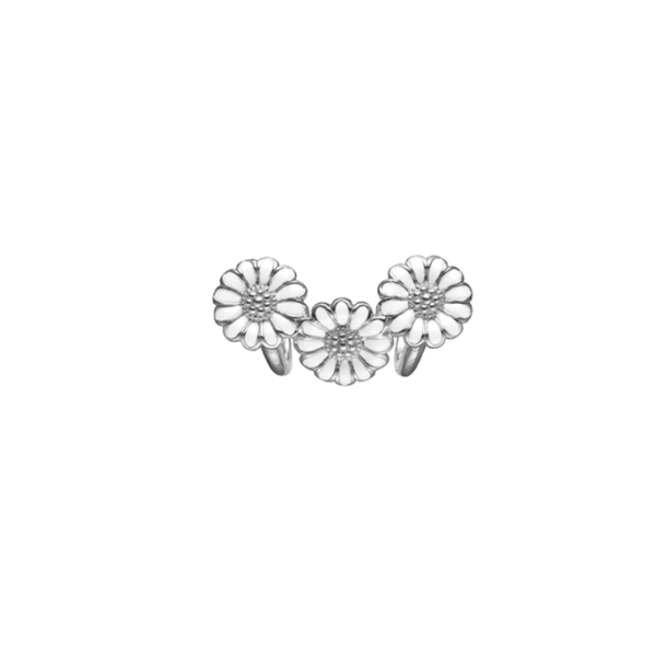 Christina - White Marguerite Trinity charm 