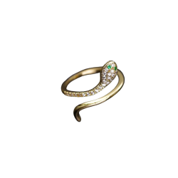 Donnatella - ring Snake forgyldt