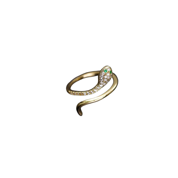 Donnatella - ring Snake forgyldt