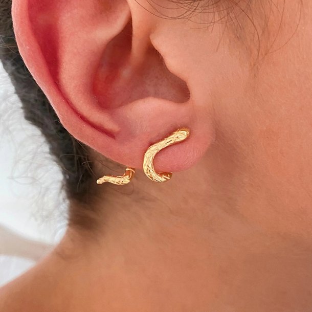 Donnatella - reringe Boa i forgyldt 