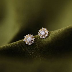 Donnatella - reringe forgyldt slv