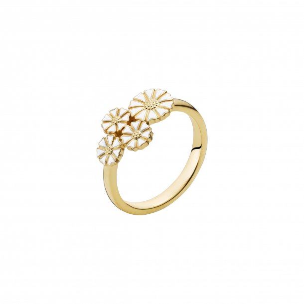 Lund Copenhagen - Marguerit ring, forgyldt