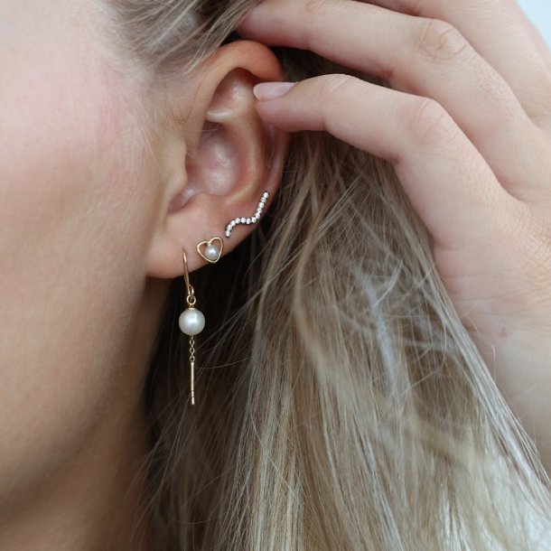 Aagaard reringe 8 kt. perler i hjerter 1671-G8-32