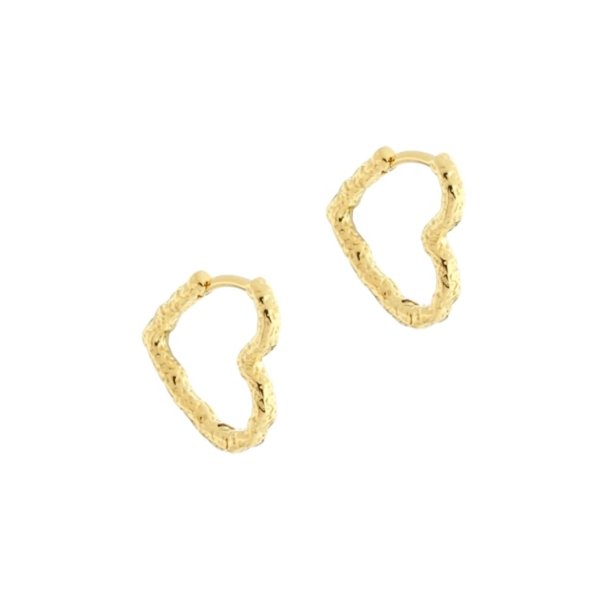 Aqua Dulce hoops Love Me Heart 5934