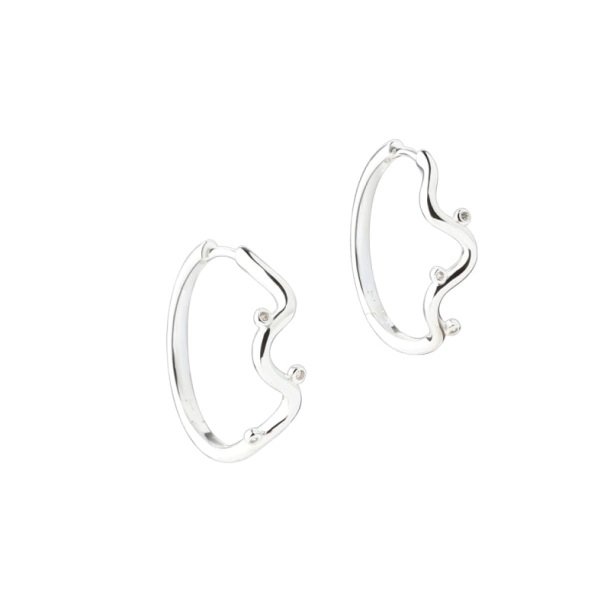 Aqua Dulce Wavy Hoop Big reringe 6287