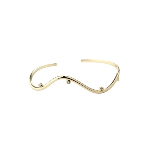 Aqua Dulce Wavy armring 6218