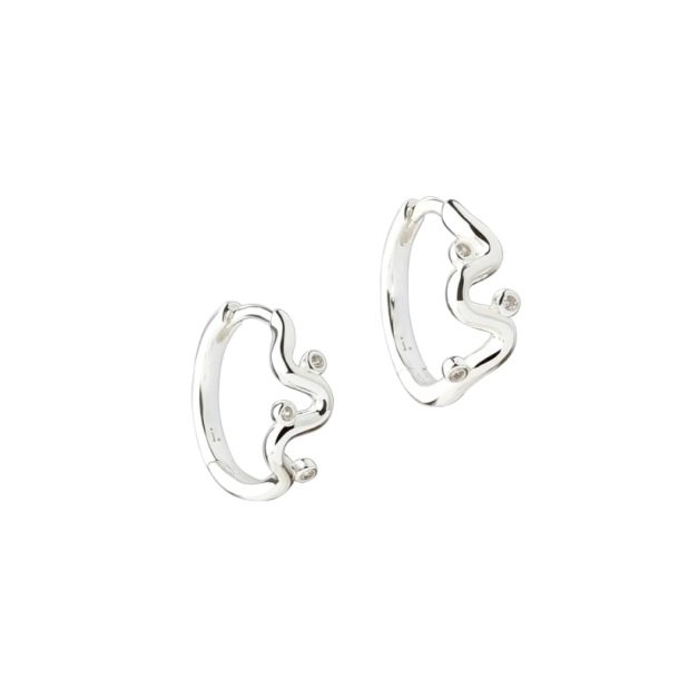 Aqua Dulce Wavy hoop reringe 6213