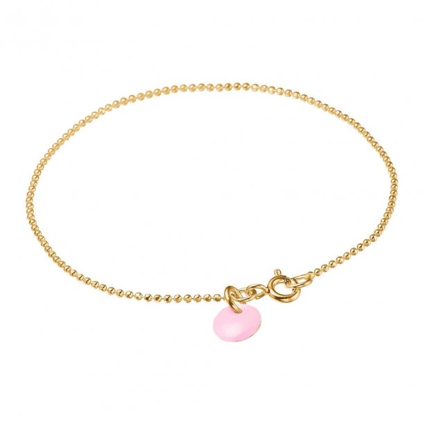 Enamel Copenhagen &#150; Armbnd Ball Chain, flamingo