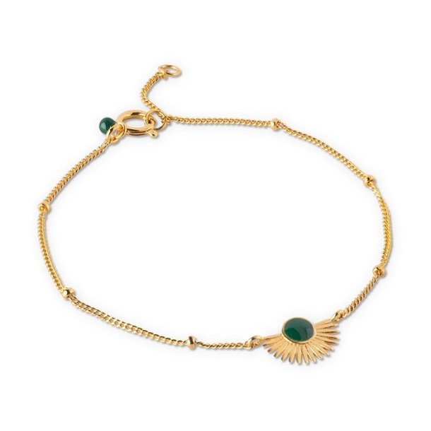 Enamel - Soleil armbnd - Petrol green