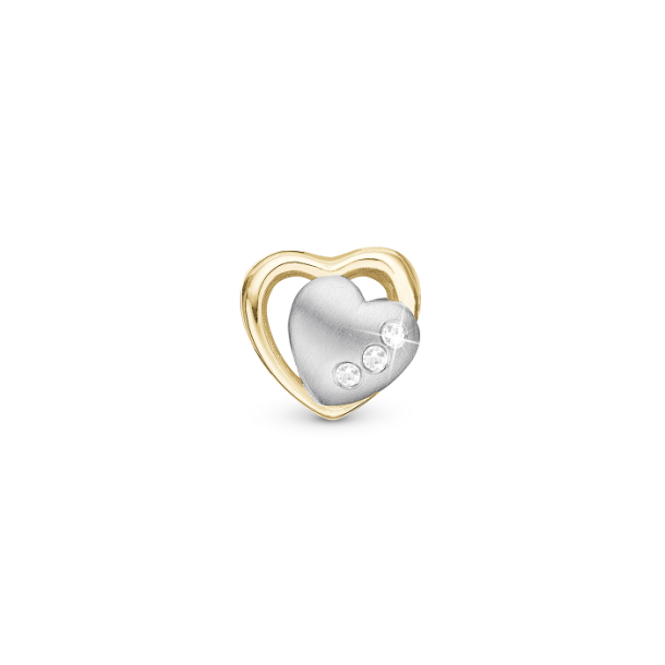 Christina - 2-Hearts charm 