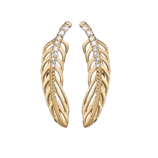 Christina sparkling Feather Ear Crawler 672-G07