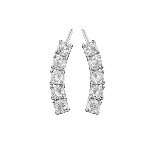 Christina Floating Crystal Ear Crawler 672-S04