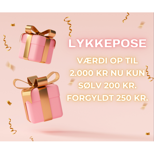 Lykkepose slv eller forgyldt