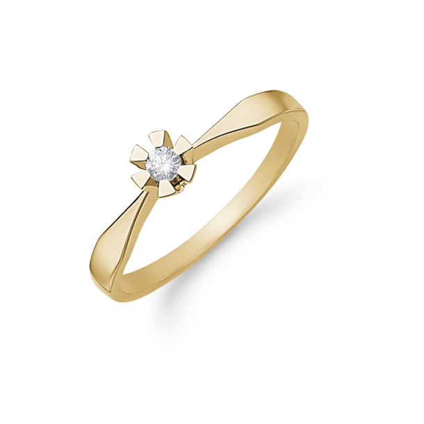 Eternity by Aagaard 14 kt ring med 0,10 ct.