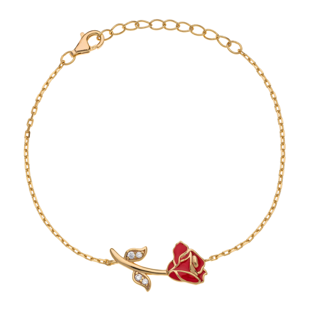 Disney - Rose armbnd i forgyldt 