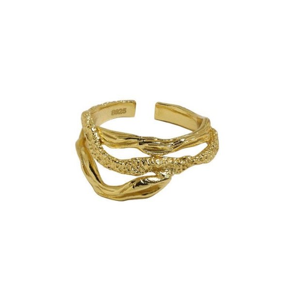 Donnatella Vila ring i forgyldt 102024