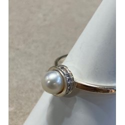 Spirit Icons Ring med perle i str. 54