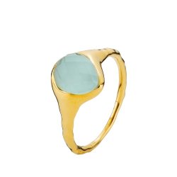 Izabel Camille Athena ring a4194gsaquagreen50