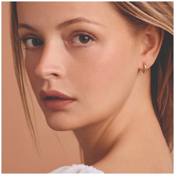 Melfia creoler 14 karat guld 2337 114F