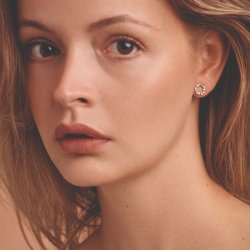 Melfia reringe 14 karat guld cirkel-hjerter 2314 213F