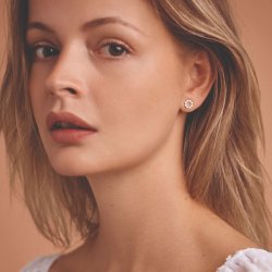 Melfia reringe 14 karat guld cirkel 2309 213F