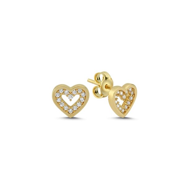 Melfia reringe 14 karat guld hjerte 2318 213F