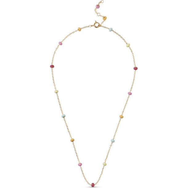 Enamel Lola Bold Rainbow halskde N137G
