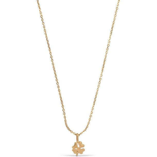 Enamel Four-leaf clover halskde N138GM