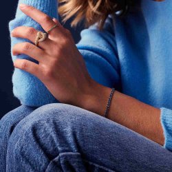 Sif Jakobs Ellera Grande armbnd SJ-B2870-BLCZ-YG