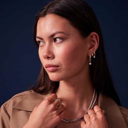 Sif Jakobs Ghiera Uno Hoop rerings vedhng SJ-CH2370-CZ-YG