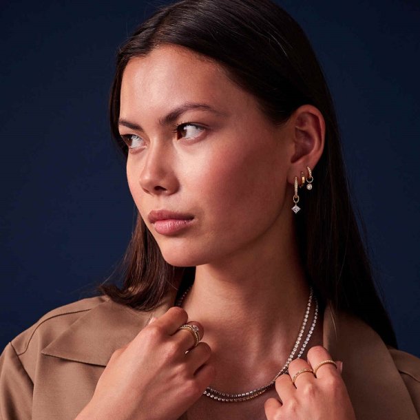 Sif Jakobs Ghiera Uno Hoop rerings vedhng SJ-CH2370-CZ-YG